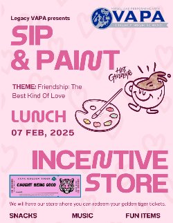 Sip and Paint Incentive